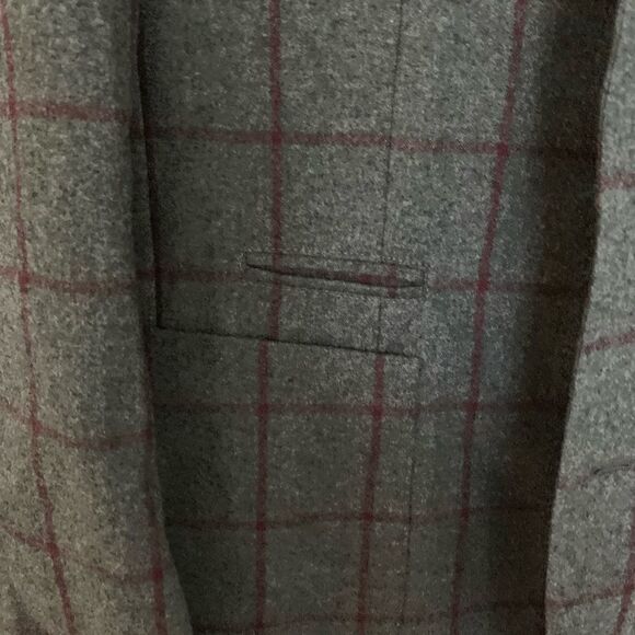 Peter Millar Gray Plaid Striped Sports Jacket - Picture 5 of 5